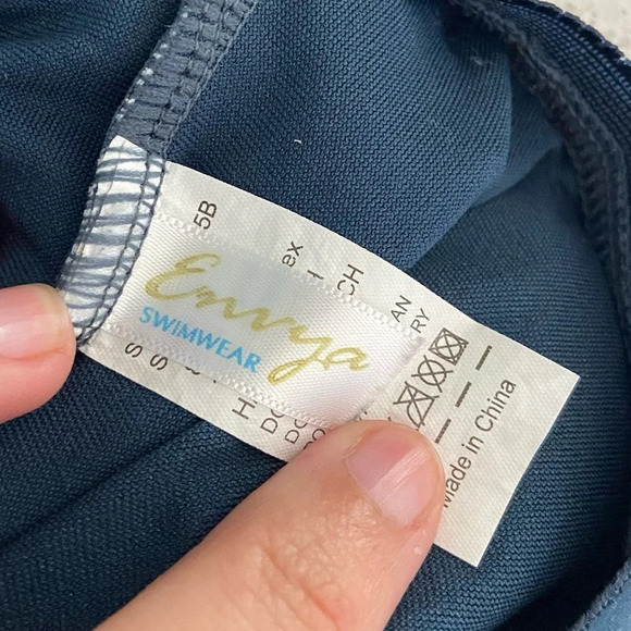 Envya Swimwear off shoulder one piece swimsuit tie dye - Picture 7 of 8